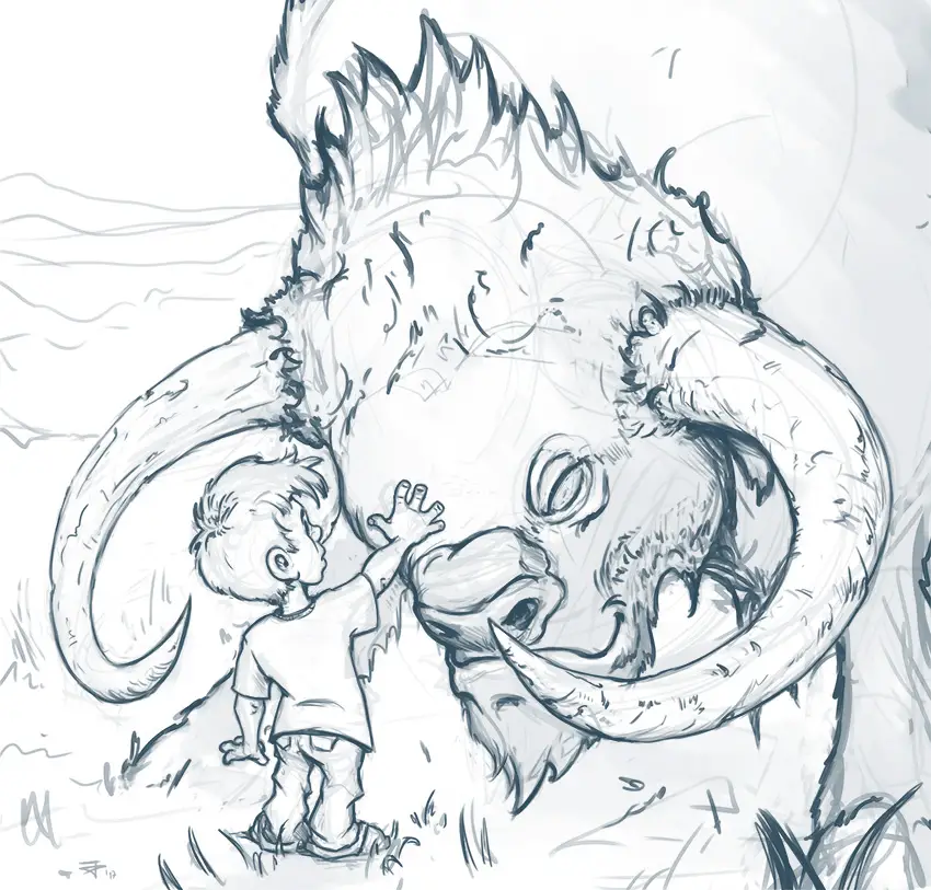 5drawingsin5Days 05 BisonHello 850